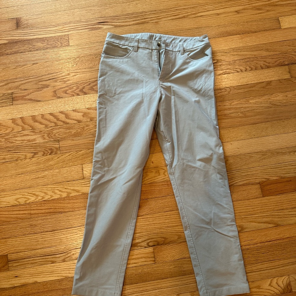 Lululemon Light Gray ABC Ulilitech Pants